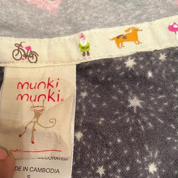 Munki Munki pajama set with owl graphic, size Small - Picture 6 of 6